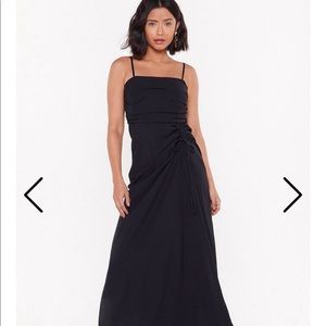 Black classic maxi dress -